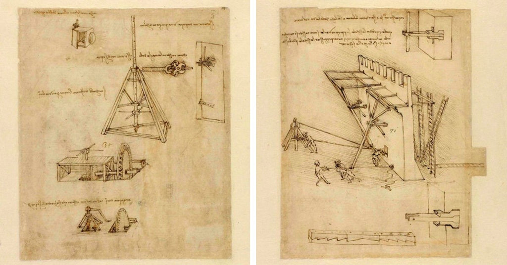 Browse All 1,119 Pages of Leonardo Da Vinci's "Codex Atlanticus", They Are Now Available Online